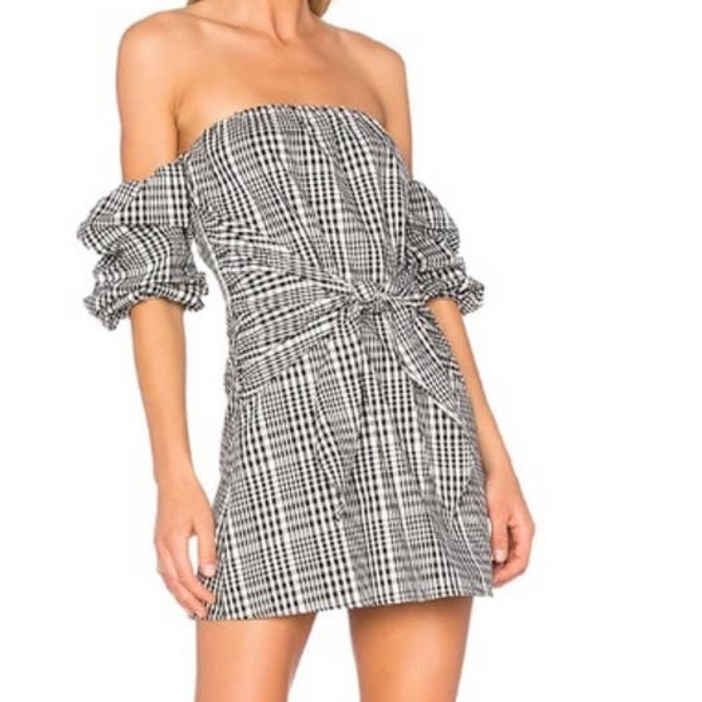 Lovers + Friends checkered dress
